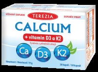 Terezia Calcium + vitamin D3 a K2 30 kapslí