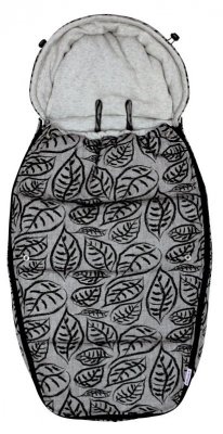 Dooky footmuff vel. L GREY LEAVES DeLuxe