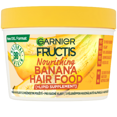 Garnier Fructis Banana Hair Food pro velmi suché vlasy 390ml