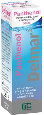 Delmar Panthenol nosní sprej 50 ml Delmar Panthenol nosní sprej 50 ml