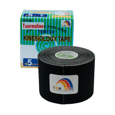 Tejp. TEMTEX kinesio tape Tourmaline černá 5cmx5m