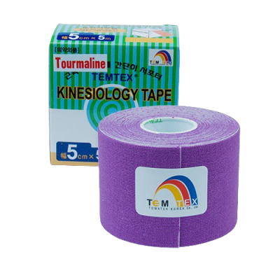 Tejp. TEMTEX kinesio tape Tourmaline fialová 5cmx5m