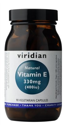 Viridian Vitamin E 330mg 400iu 90 kapslí