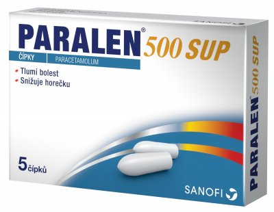 Paralen® 500 čípek 5x500mg