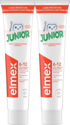 ELMEX Junior Zubní pasta pro děti ve věku 6-12 let 2 x 75 ml