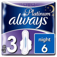 Always vložky Ultra Platinum Night 7ks