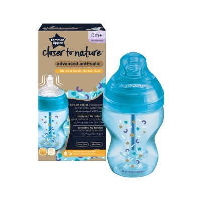 Tommee Tippee C2N ANTI-COLIC Boy 0m+ 260 ml kojenecká láhev 1 ks