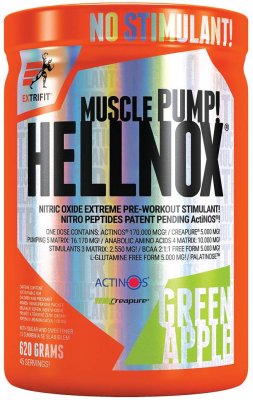 Extrifit Hellnox zelené jablko 620 g