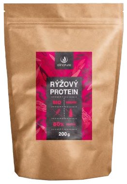 Allnature Rýžový protein 80% BIO 200g
