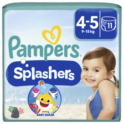 PAMPERS Pants Splashers 4-5 9-15 kg 11 ks PAMPERS Pants Splashers 4-5 9-15 kg 11 ks