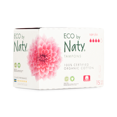 ECO by Naty Super plus dámské tampóny 15 ks