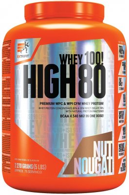 Extrifit High Whey 80 oříšek-nugát 2.27 kg - Extrifit High Whey 80 2270 g