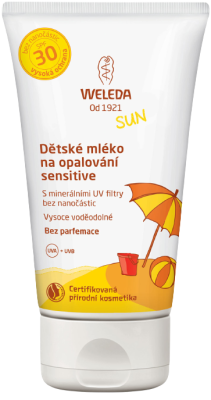 Weleda Dětské mléko na opalování Sensitive SPF30 150 ml