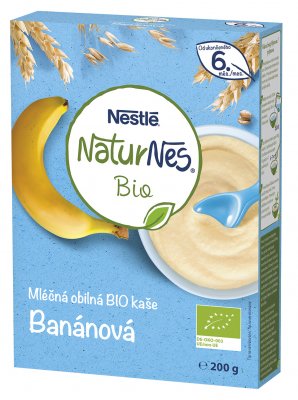 NESTLÉ Naturnes BIO Mléčná kaše Banánová 200g