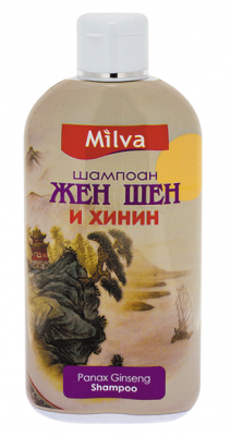 Milva Šampon na vlasy ženšen a chinin 200ml