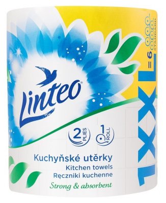 Univerzální utěrky LINTEO CLASSIC 1 role, 2-vrstvé 60 m