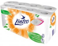 Linteo SATIN 3-vrstvý toaletní papír, bílý 16 ks