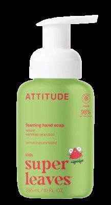 ATTITUDE Little leaves Dětské pěnivé mýdlo na ruce meloun kokos 295 ml