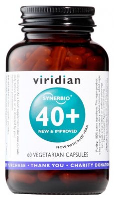 Viridian nutrition Synbiotic 40+ 60 kapslí