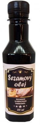 Sezamový olej extra panenský 250ml Sklo