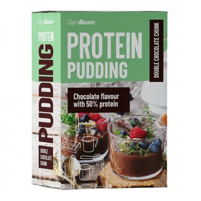 GymBeam Protein Pudding 500 g double chocolate chunk
