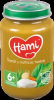 Hami příkrm Špenát s mořskou treskou od uk. 6. měsíce 200g Hami příkrm Špenát s mořskou treskou od uk. 6. měsíce 200g