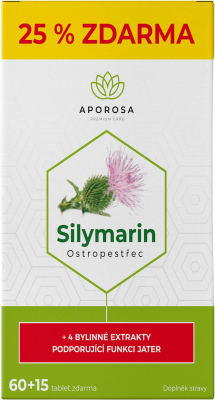 Aporosa Prémiový Ostropestřec (Silymarin 200 mg) 75 tablet