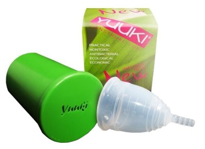 YUUKI Menstruační kalíšek Soft Small set 1 ks + dezinfekční krabička