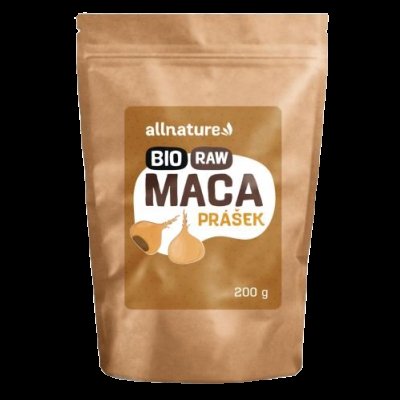Allnature Maca prášek BIO RAW 200g Allnature Maca prášek BIO RAW 200g