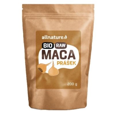 Allnature Maca prášek BIO RAW 200g