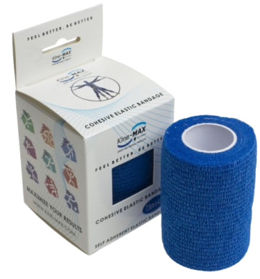 KinesioMAX Cohesive elast.samofix.7.5cmx4.5m modré
