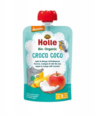 Holle Holle Bio Croco Coco kapsička – jablko s mangem a kokosem 100g 100 g