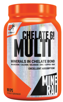 Extrifit Multi Mineral Chelate 6! 90 kapslí Extrifit Multi Mineral Chelate 6! 90 kapslí