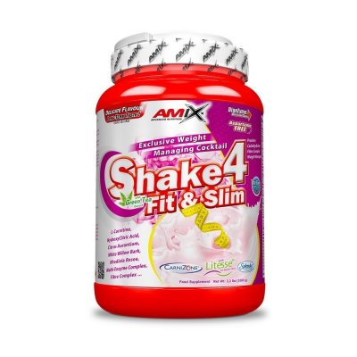 Amix Shake4 Fit&Slim, Vanilla, 1000g - Amix Shake 4 Fit&Slim 1000 g