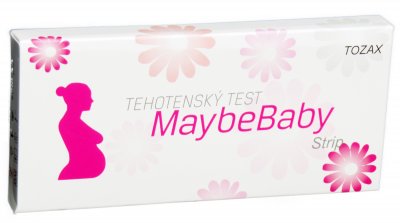MaybeBaby Těhotenský test Maybe Baby Strip 2v1 2 ks