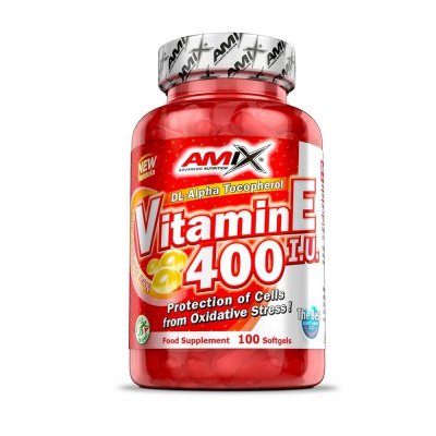 Amix Vitamin E 400 I.U. 100 kapslí