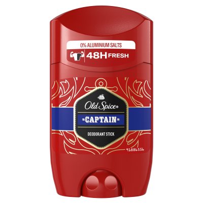 Old Spice Captain tuhý deodorant s tóny santalového dřeva a citrusů 50 ml