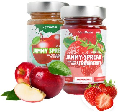 GymBeam Jammy Spread strawberry 220g