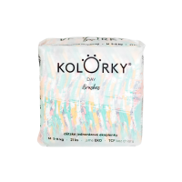 Kolorky DAY - štětce - M (5-8 kg) jednorázové eko plenky 21ks