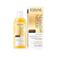 Eveline Argan + Keratin 8v1 šampon 150 ml