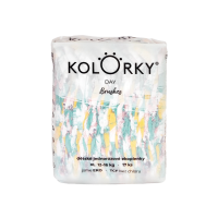 Kolorky DAY - štětce - XL (12-16 kg) jednorázové eko plenky 17ks