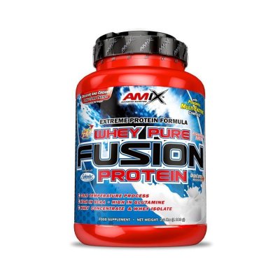 Amix Whey Pure Fusion Protein, Cookies Cream, 1000 g - Amix Whey Pure Fusion Protein 1000 g
