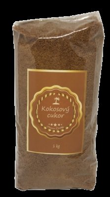 Kokosový cukr z kokosových květů 1kg Kokosový cukr z kokosových květů 1kg