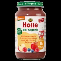 HOLLE Bio dětská přesnídávka Lesní plody v jablku 220 g HOLLE Bio dětská přesnídávka Lesní plody v jablku 220 g