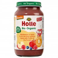 Holle Bio dětská přesnídávka Lesní plody v jablku 220 g