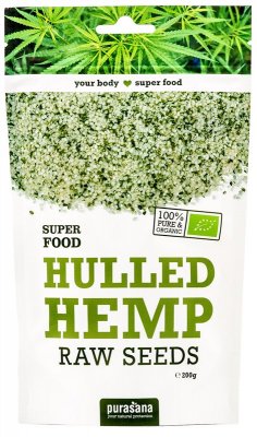 Purasana Hulled Hemp Seed Bio 200 g