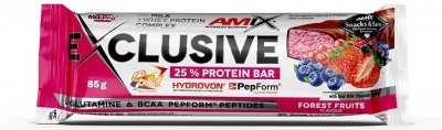 Amix Exclusive Protein Bar Lesní ovoce 85 g
