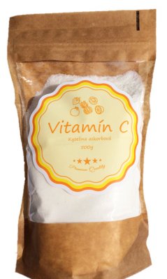 100% Vitamín C kyselina L-askorbová 500g Najtelo