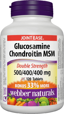 Webber Naturals Glucosamine Chondroitine MSM 1300mg 120 tablet