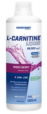 EnergyBody L-Carnitin Liquid + Stevia Magic berry 1000 ml
